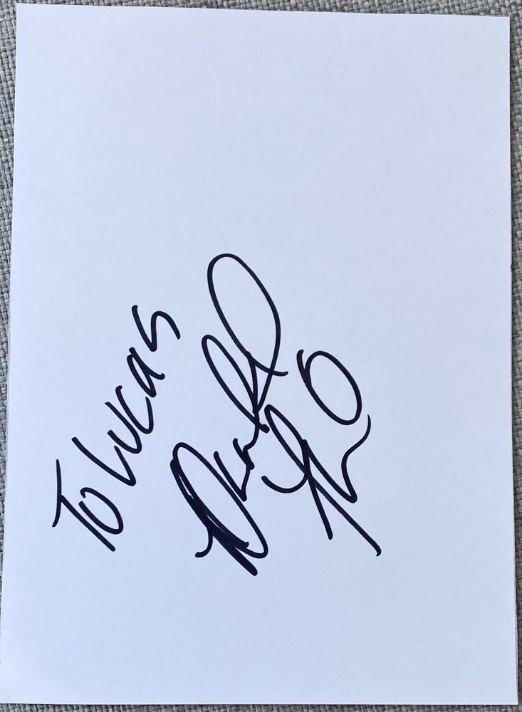 Donald Faison Signed In Person 5x7 Autograph In Top Loader - Authentic, Clueless
