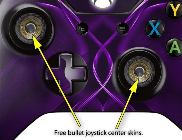Abstract 01 Purple Skin for XBOX One Controller