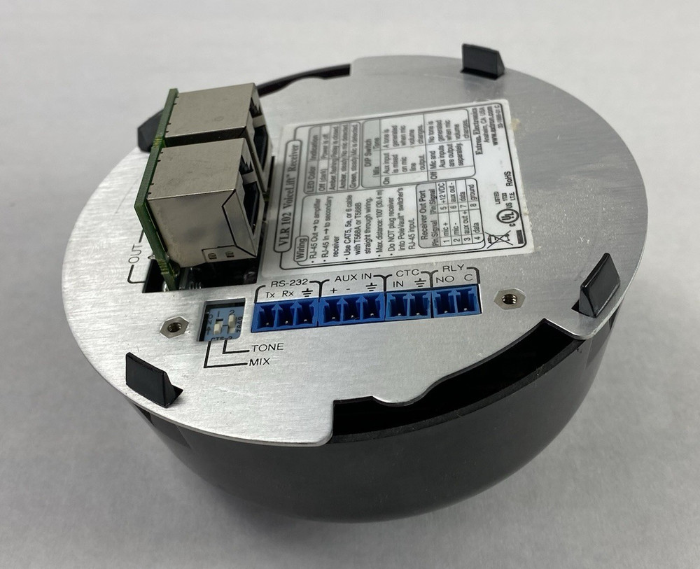 Extron Electronics VLR 102 VoiceLift Receiver Untested