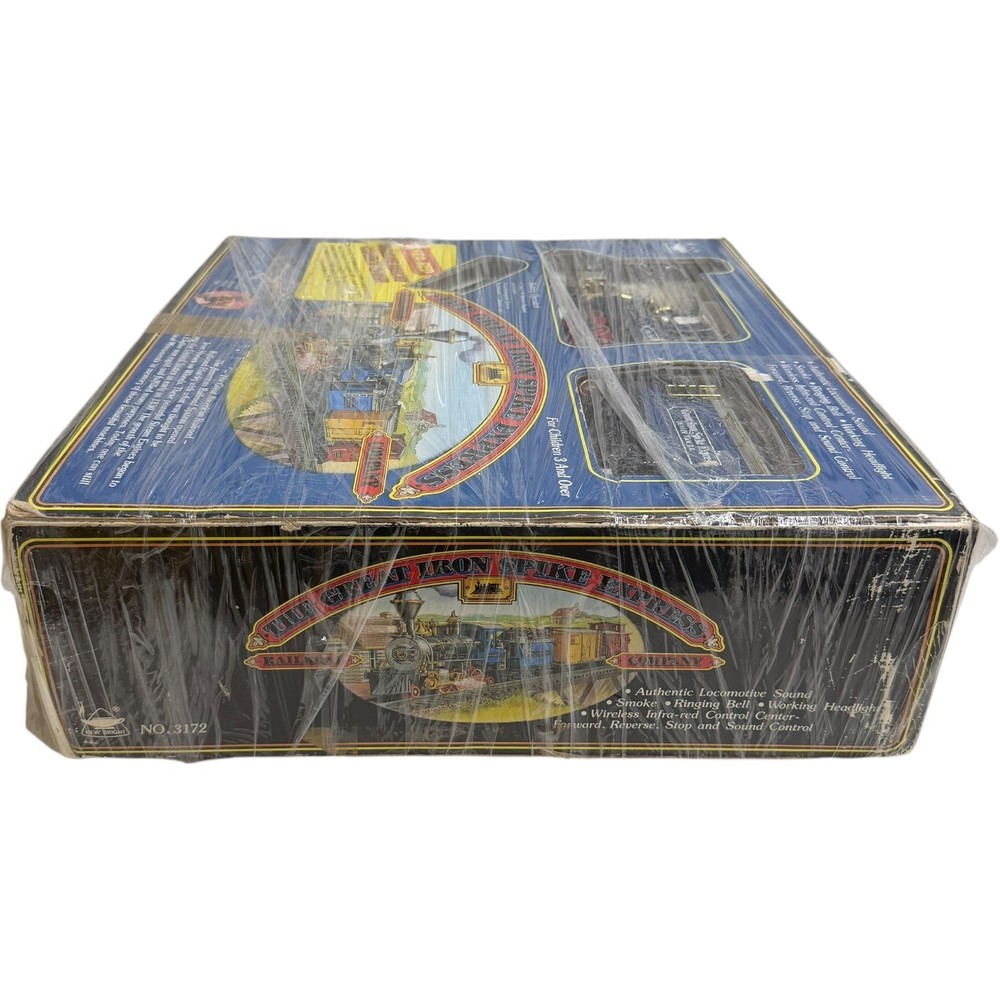 New Bright Great Iron Spike Express Train Set 3172 Wireless Remote Vintage