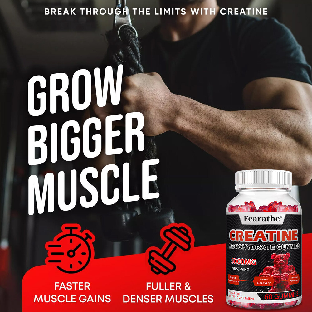 Creatine Monohydrate 5000Mg Increases Muscle Energy Improved Performance
