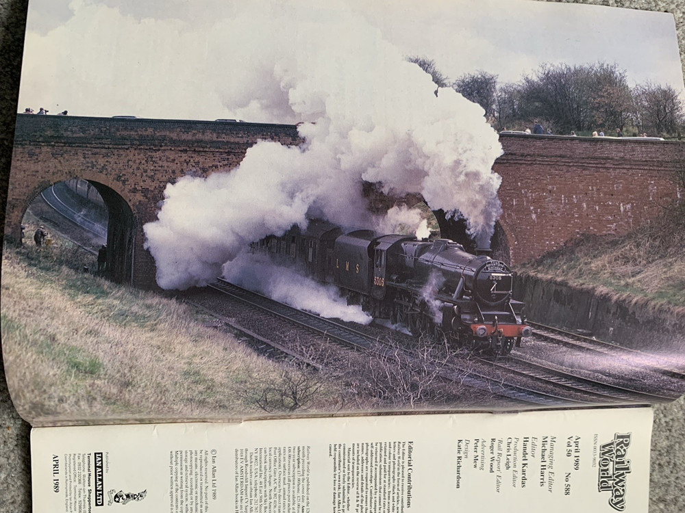 Railway World Magazine - 1989 -April issue - Class 33 Performance