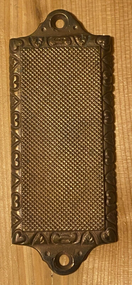 Antique Match Striker Plate Victorian Fireplace Mantel tool