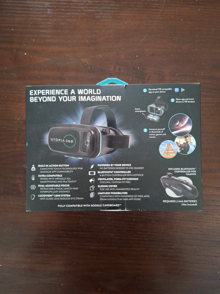 ReTrak - Utopia 360° Virtual Reality 3D Headset