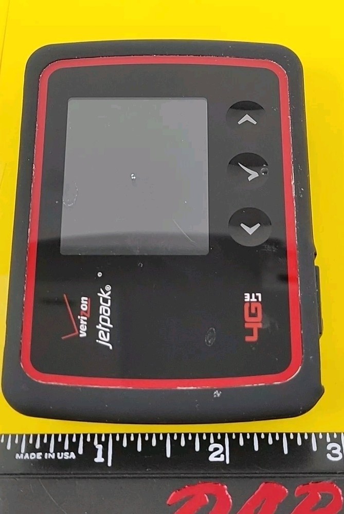 Verizon MiFi Jetpack 4G LTE Mobile Hotspot Electronics Mobile Device Powers On!