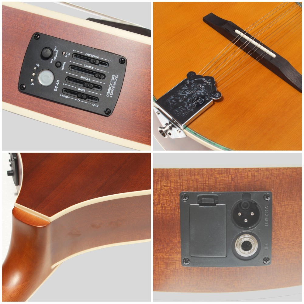Mandola Solid Red pine top / Sapele Back & Sides With EQ