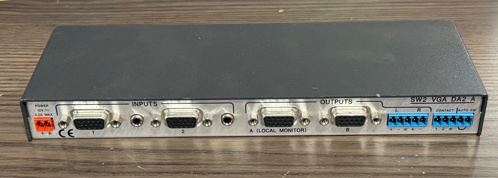 Extron SW2 VGA DA2 A/AF Switcher Auto Switch Excellent Used Condition