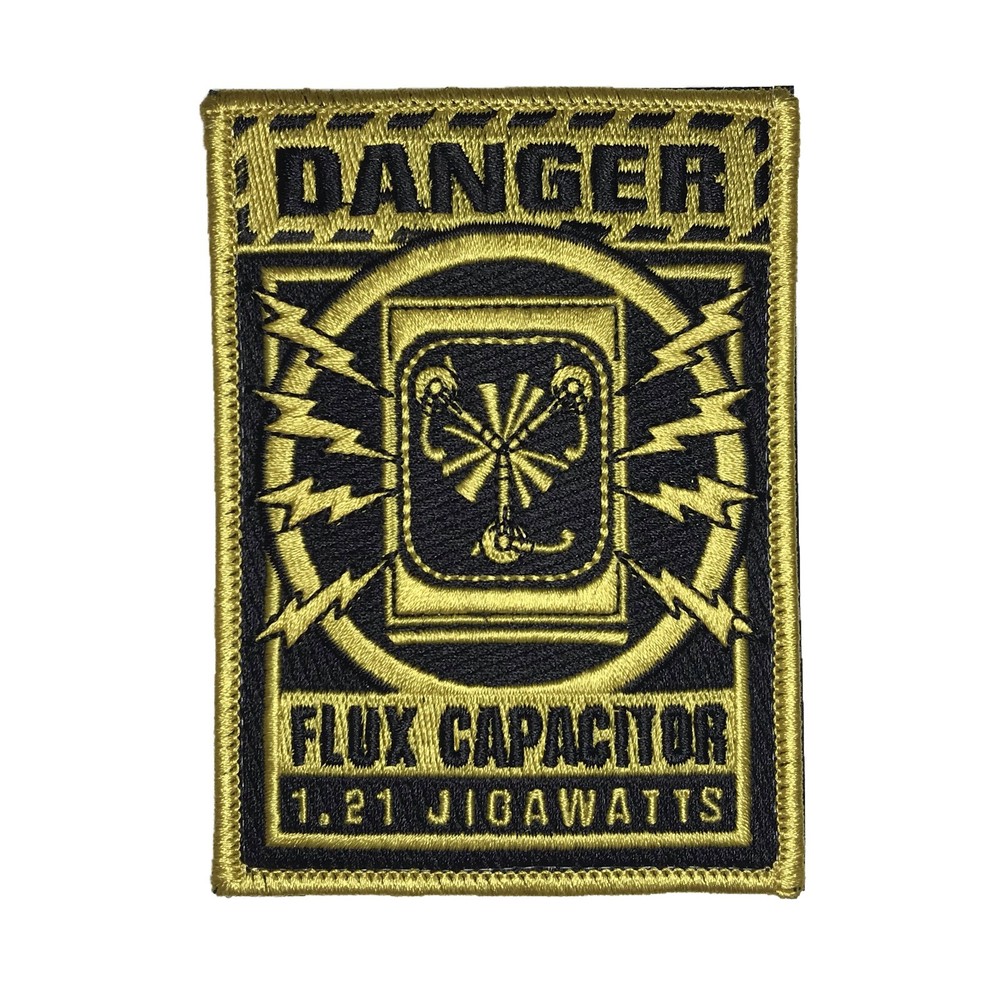 Danger Flux Capacitor - Embroidered Morale Patch