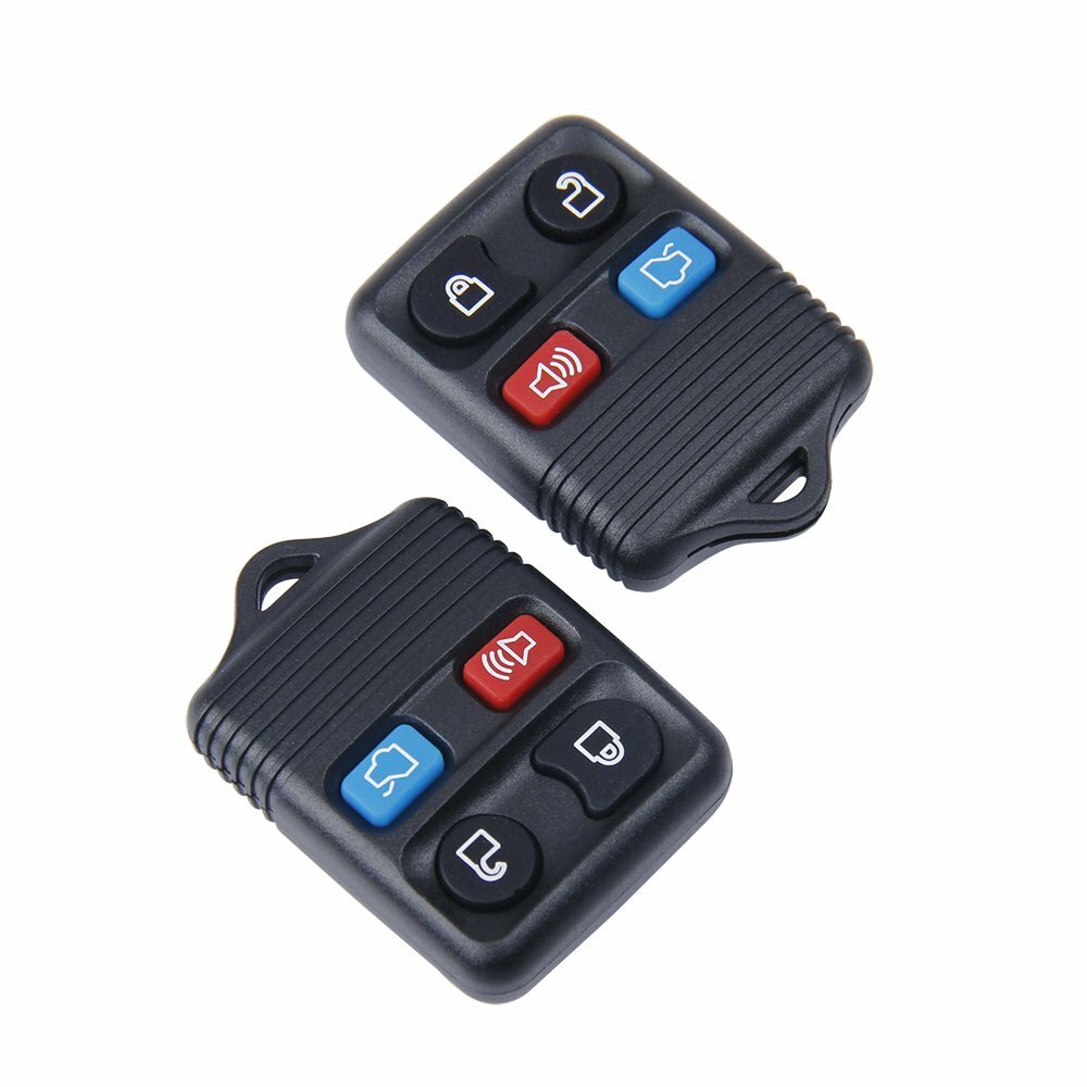 2 Replacement Keyless Entry Remote Control Key Fob Clicker Transmitter 4 Button