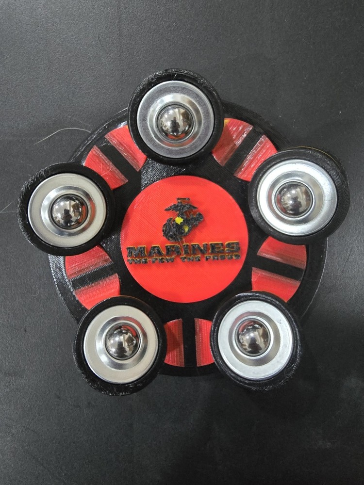 Bowling Ball Spinner - Custom - US Marines