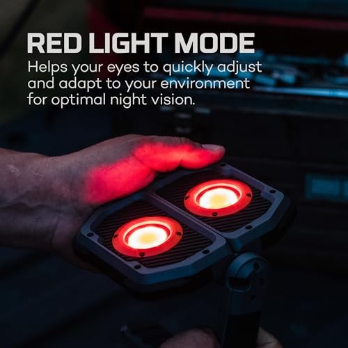OMNI 3K Rechargeable Work Light |s COB, 6 Light Modes, Solid 3000 Lumen