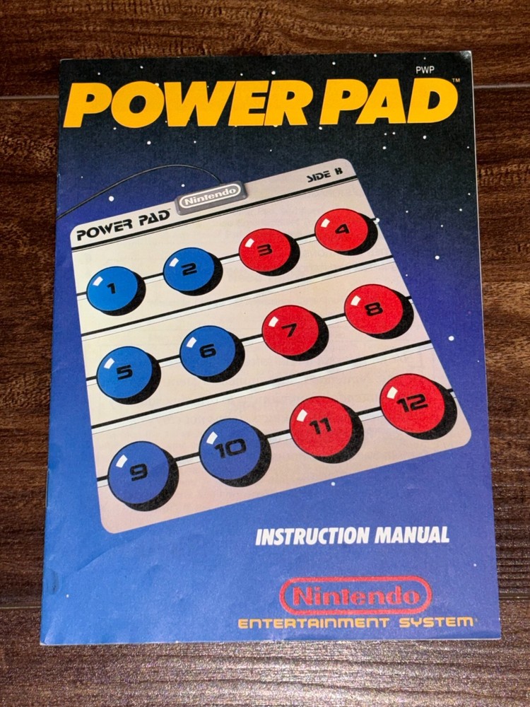 Power Pad Controller Nintendo NES Instruction Manual Only