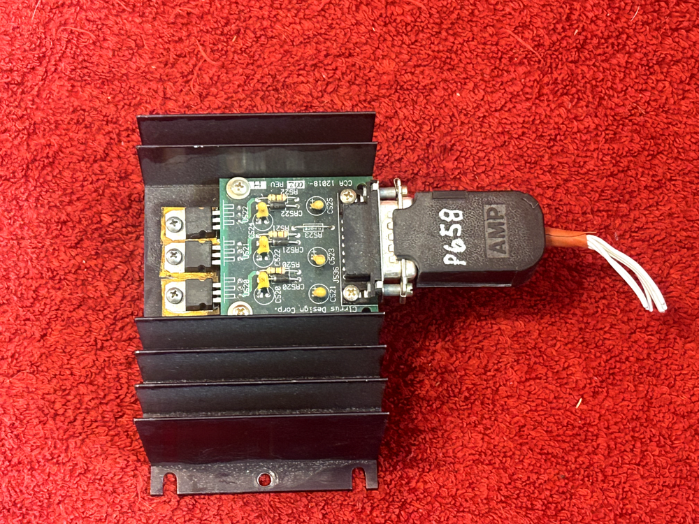 AIRCRAFT VOLTAGE REGULATOR WITH CONNECTOR