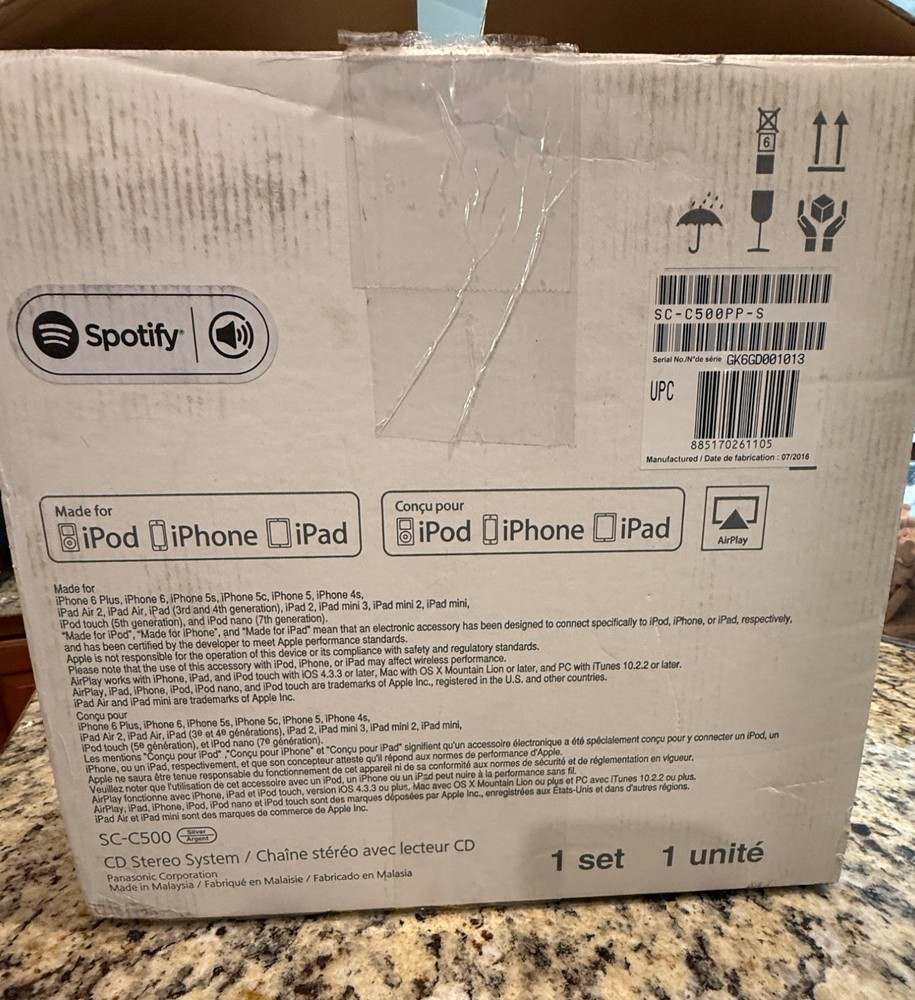 TECHNICS OTTAVA SC-C500 CD STEREO SYSTEM