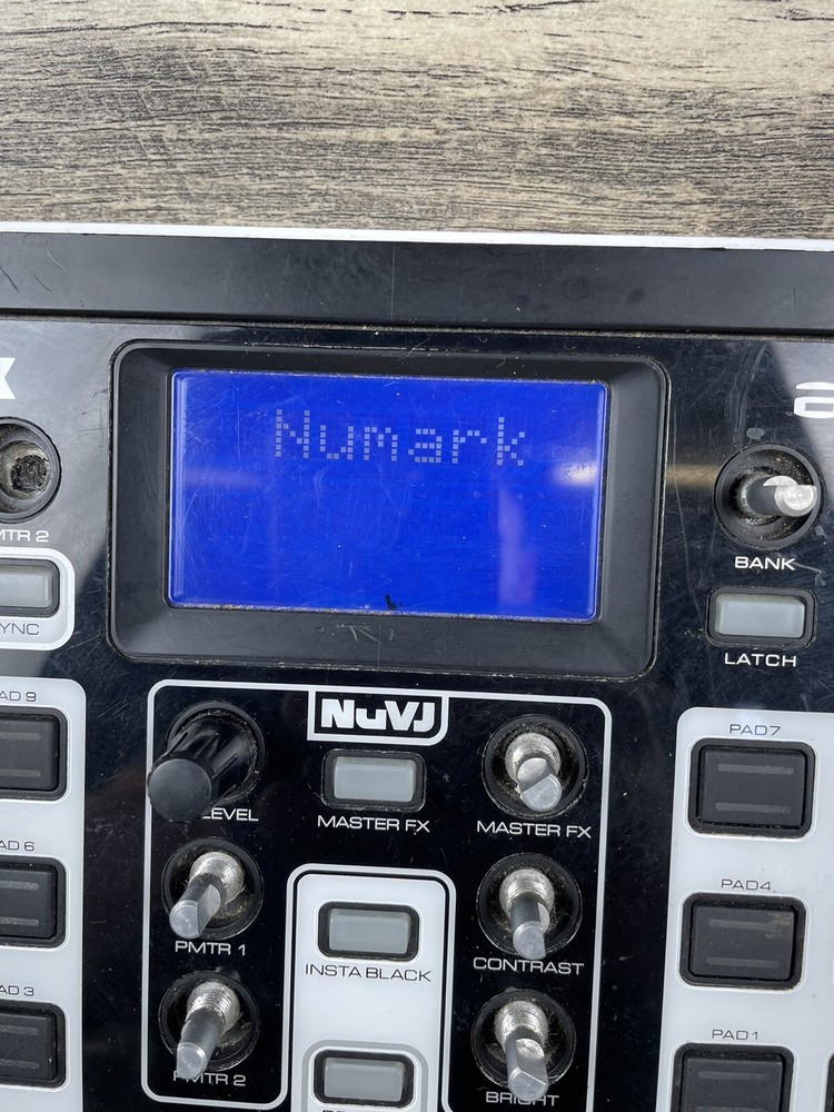 Numark NUVJ arkaos Mixer Controller ⚠️powers On No Other Testing ⚠️sold As-is