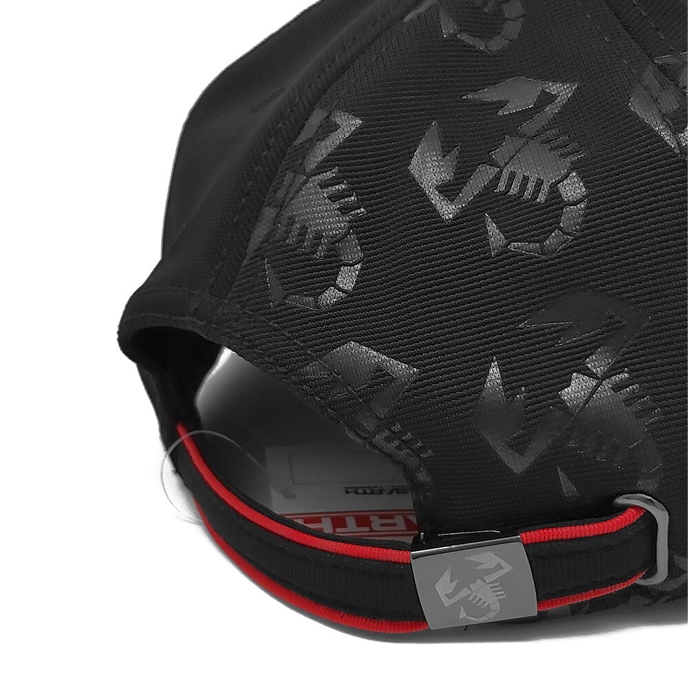Abarth Hat Black Flat Visor