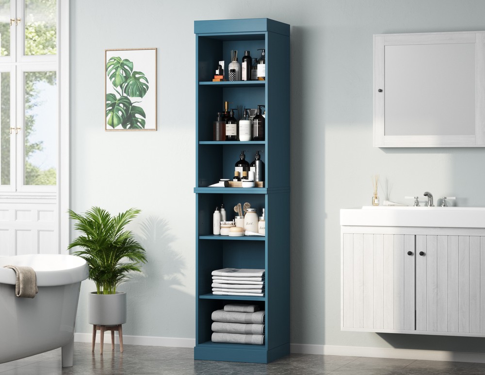 100% Solid Wood 16.5" Bathroom Cabinet