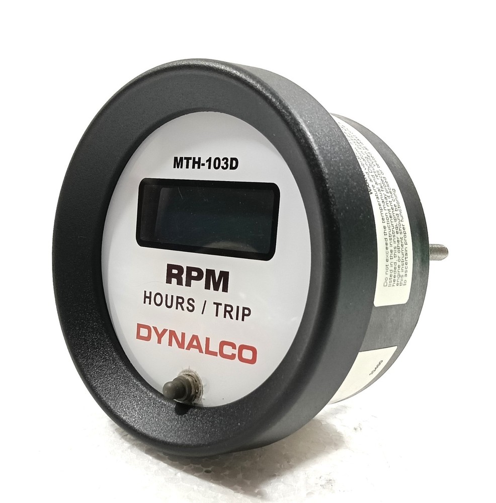 DYNALCO CONTROLS MTH-103D MICROPROCESSOR TACHOMETER HOURMETER TRIP MTH103D