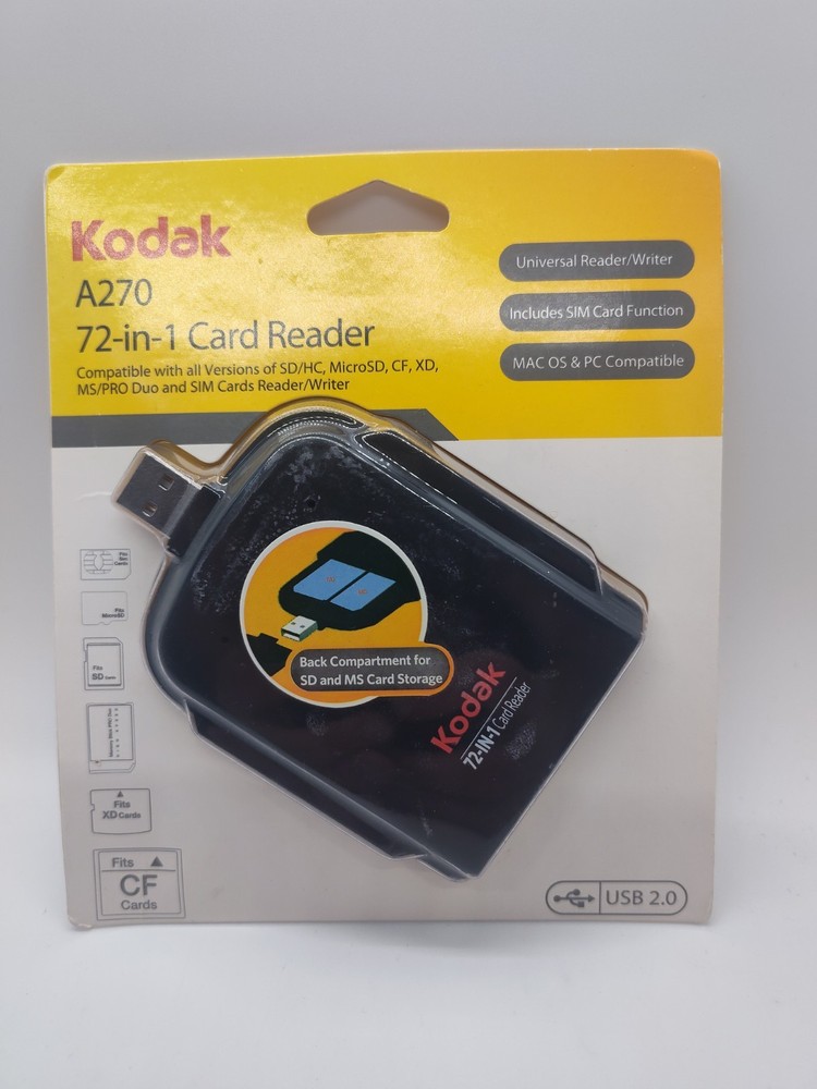 Kodak A270,  72 in 1 Card Reader