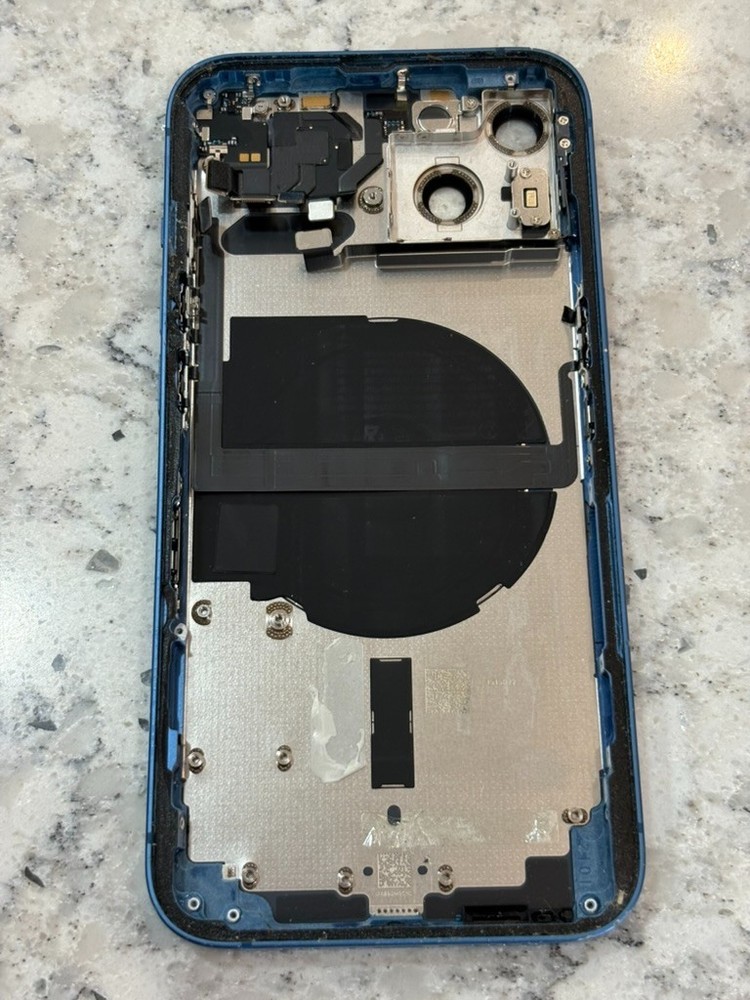 Apple iPhone 13 Back Housing BLUE Replacement OEM PULL Frame Apple Grade A