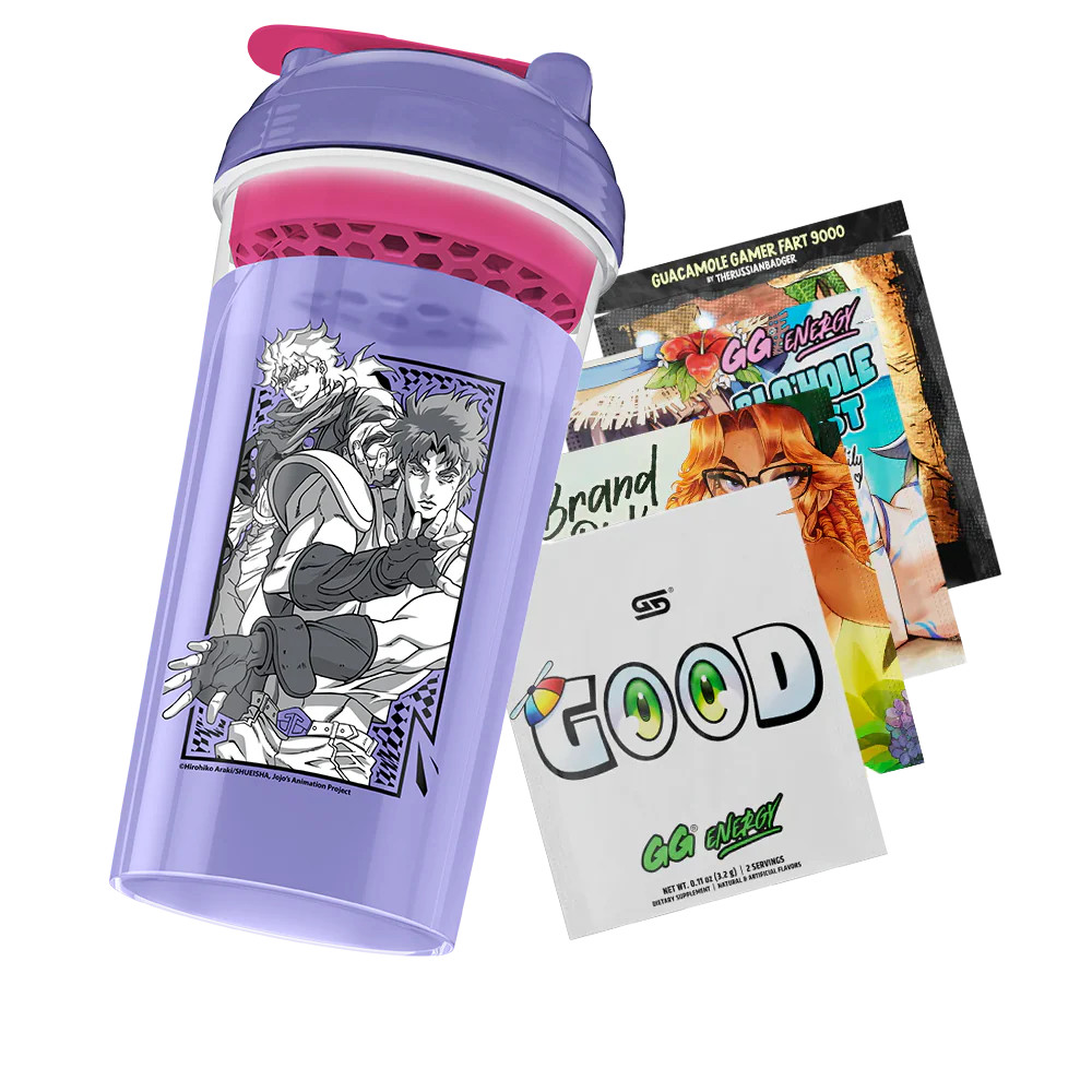 Gamersupps x JOJO Shaker Cup Jonathan & Dio | New + Samples