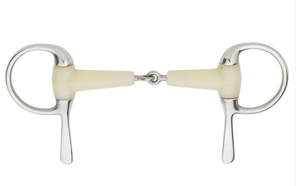 Happy Mouth Single Jointed Half Spoon Cheek Driving Bit