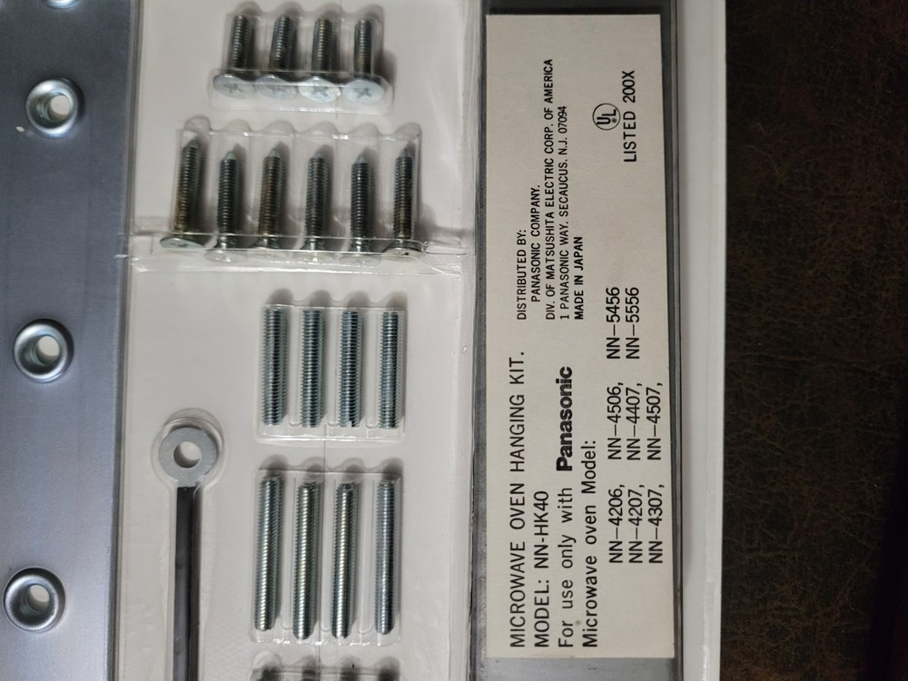 Panasonic Microwave Over The Range Hanging Kit