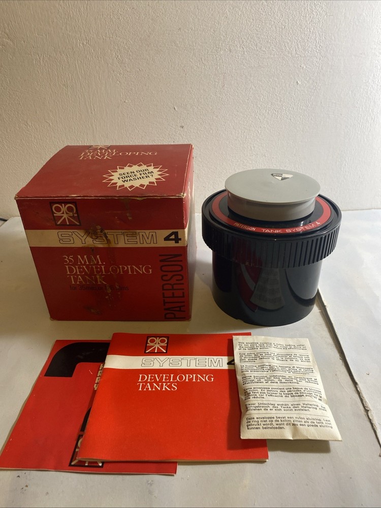 paterson system 4 35mm developing tank