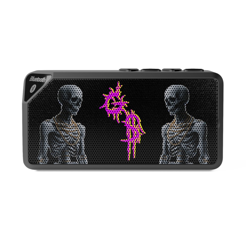 Grey $kin Skeleton Jabba Bluetooth Speaker