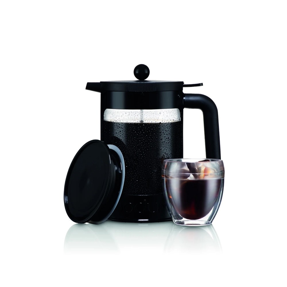 Bean Cold Brew Coffee Maker, 51 Ounce, Black
