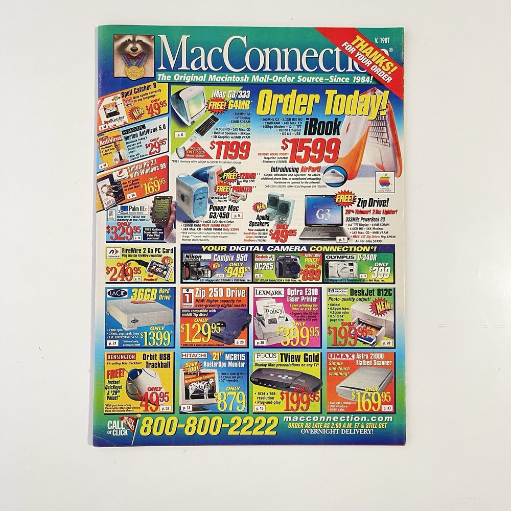 VTG Mac Connect Computer Catalog 90’s Tech Silicon Valley Retro Games Laptops