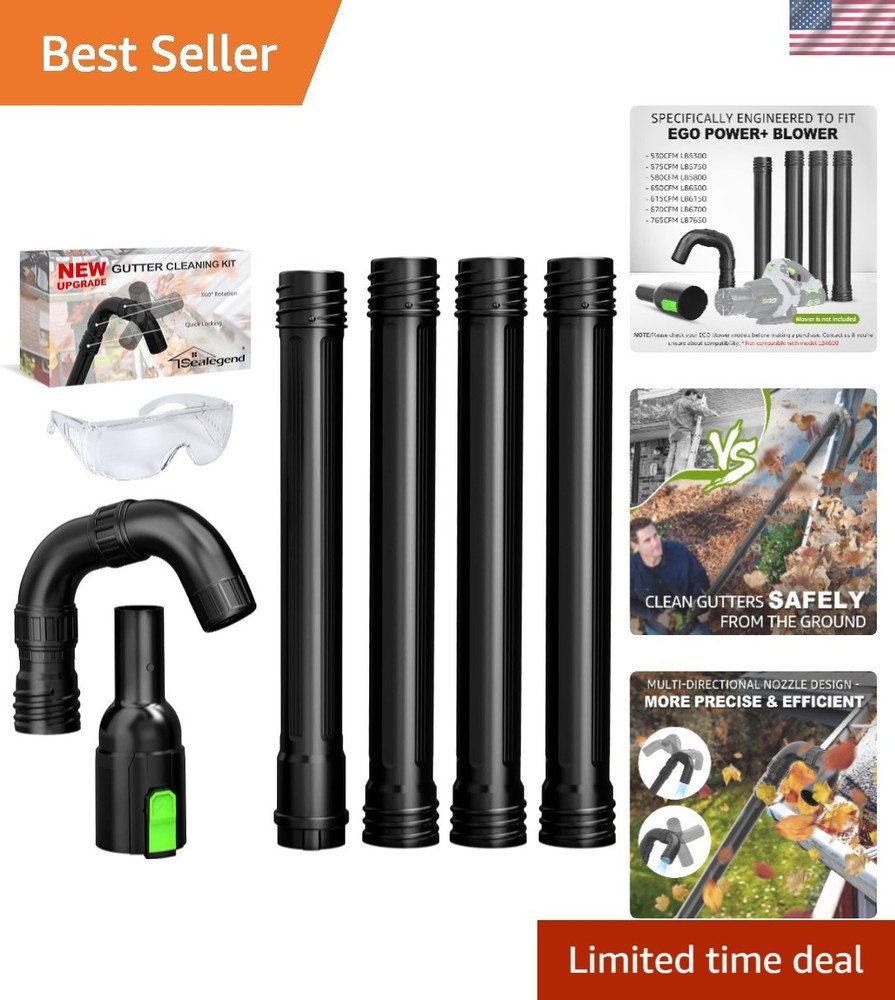 Gutter Cleaning Attachment Kit Compatible with EGO 530CFM, 580CFM, 575CFM, 65...