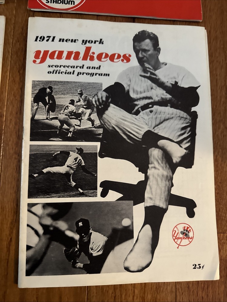 1971, 1973, 1974 Yankee Program & Scorecard Lot