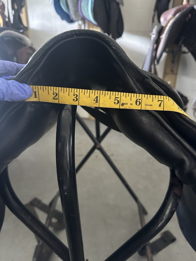 Black Courbette Dressage Saddle