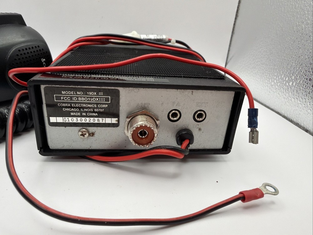Cobra 19 DX III Compact CB PA Radio Tested Working