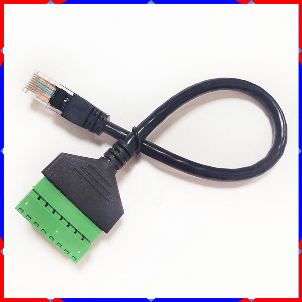 RJ45 revolution terminal 8-core extension Network cable adapter can be fixed
