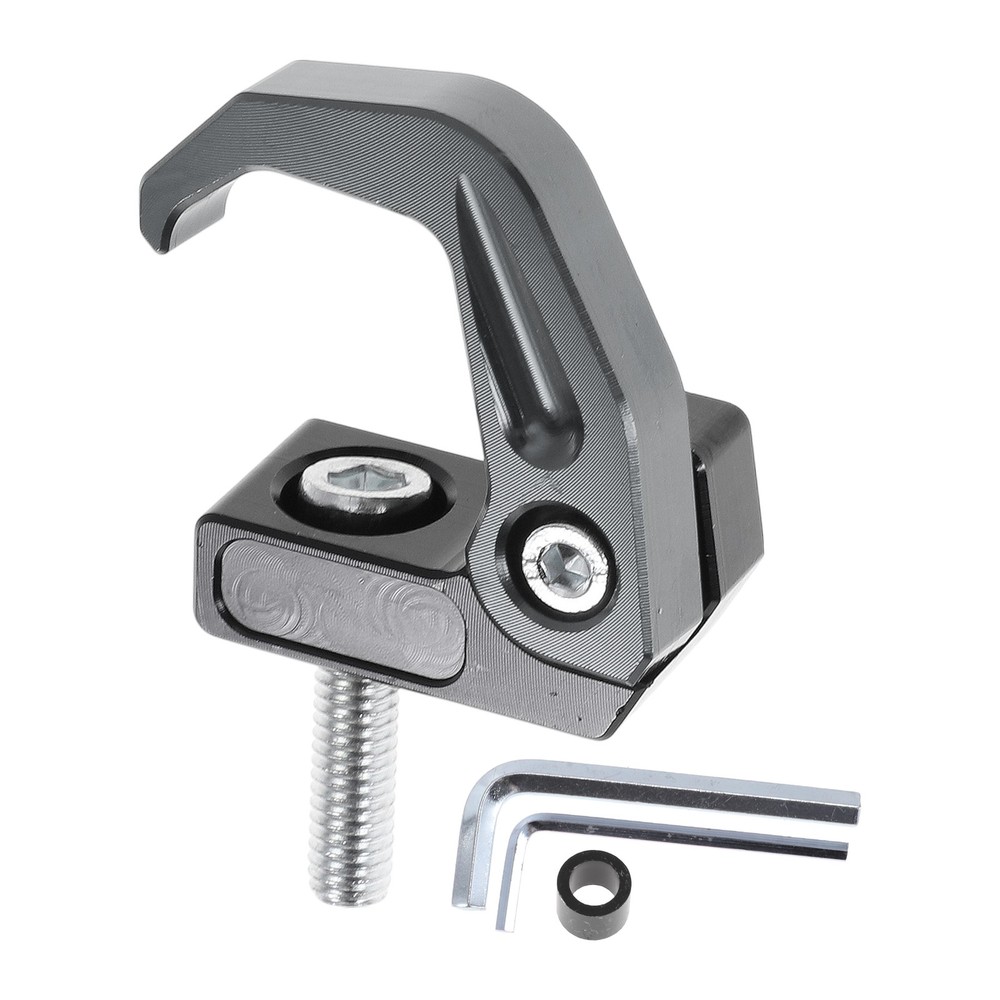 Motorcycle hanging hook 1 set 42mm black titanium color