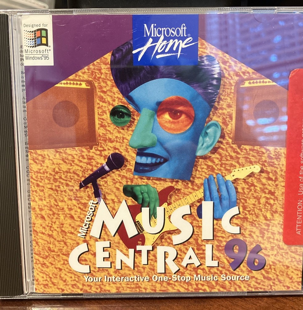 Microsoft Home Music Central 96 CD-ROM