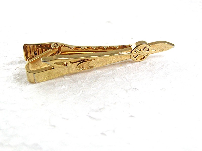 Goldtone Ski Tie Clasp 72117