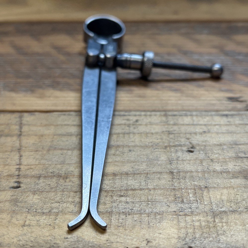 Starrett No. Inside Caliper W/Square Legs, 5" legs - split nut