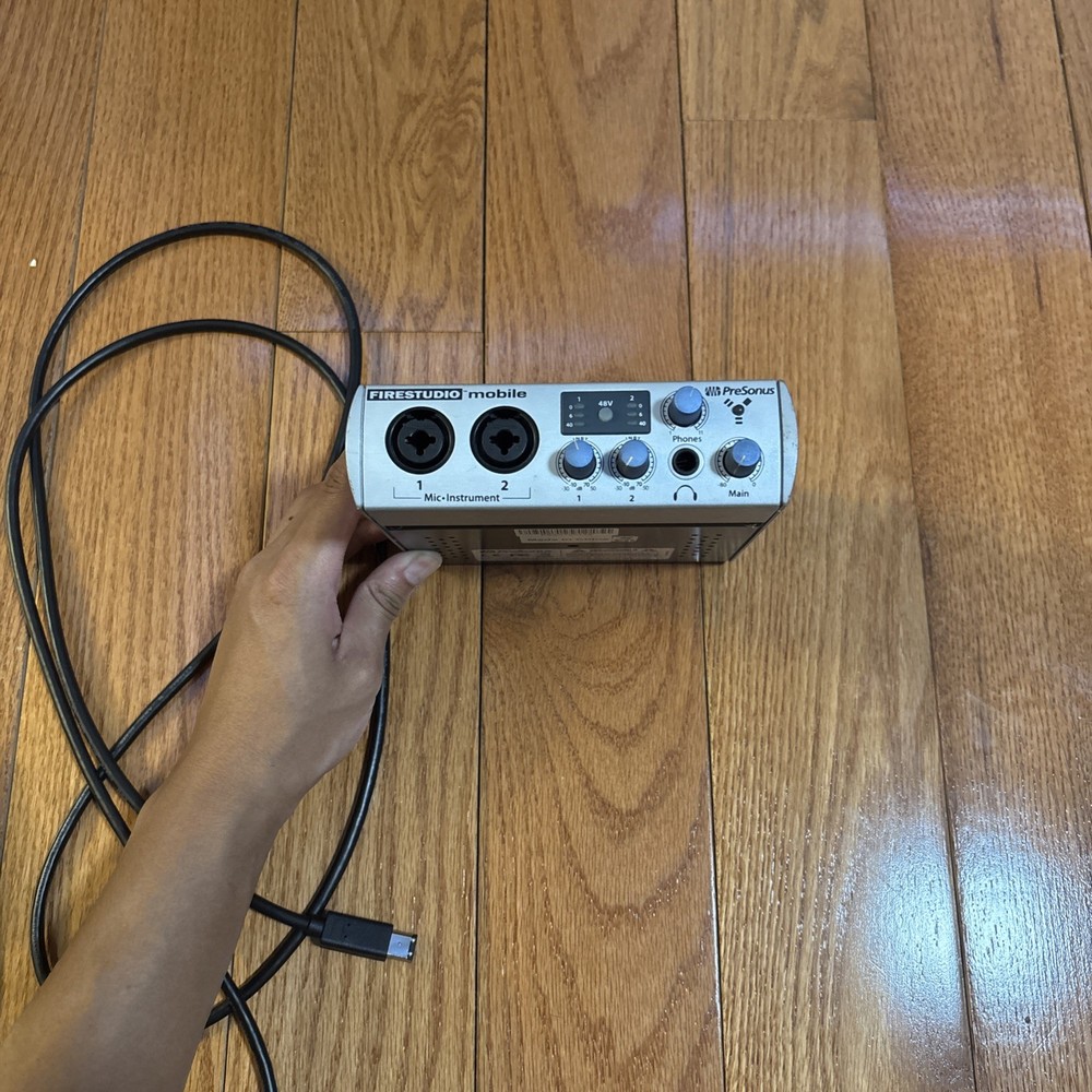 PreSonus FireStudio Mobile FireWire Audio Interface, MIDI/S/PDIF, 8 In, 2 Mic