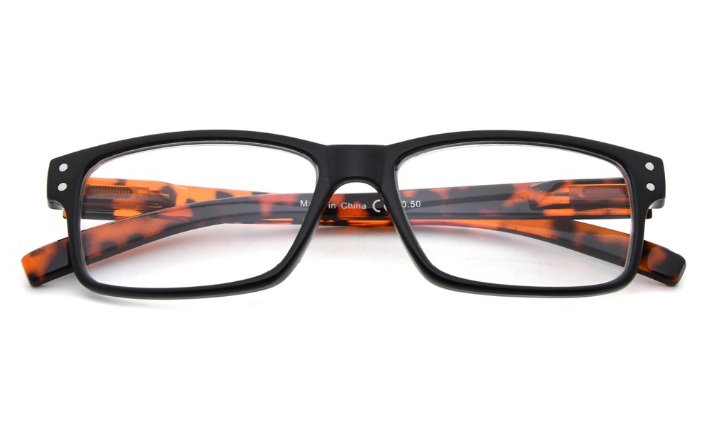 Eyekepper 5 pack Retro Reading Glasses with Spring Hinges Men Include Sunglasses