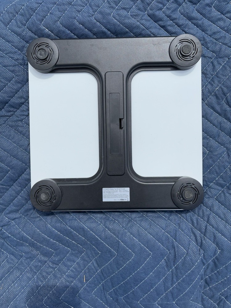Fitindex Battery Powered Bathroom Scale Digital Display