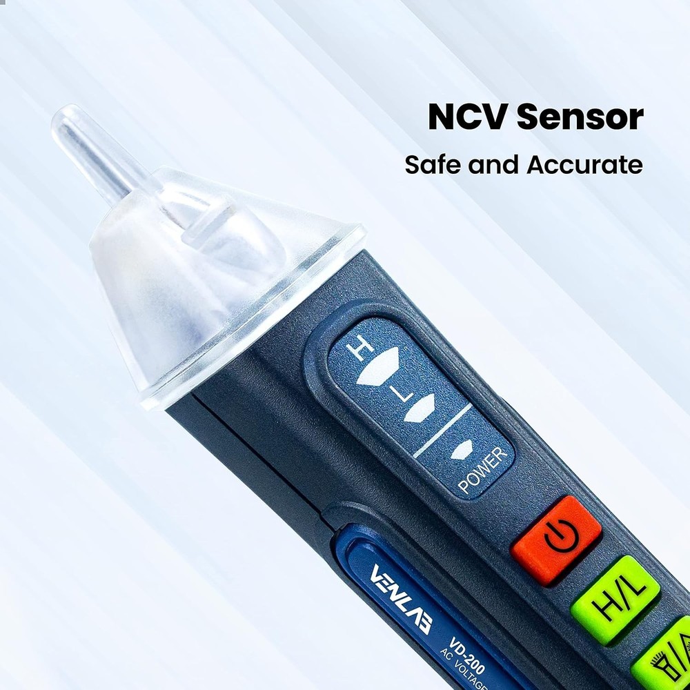 Versatile Voltage Sniffer with LCD Display - 12V-1000V & 48V-1000V Testing