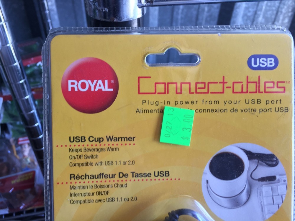 Royal Electric USB Drink Warmer W-3
