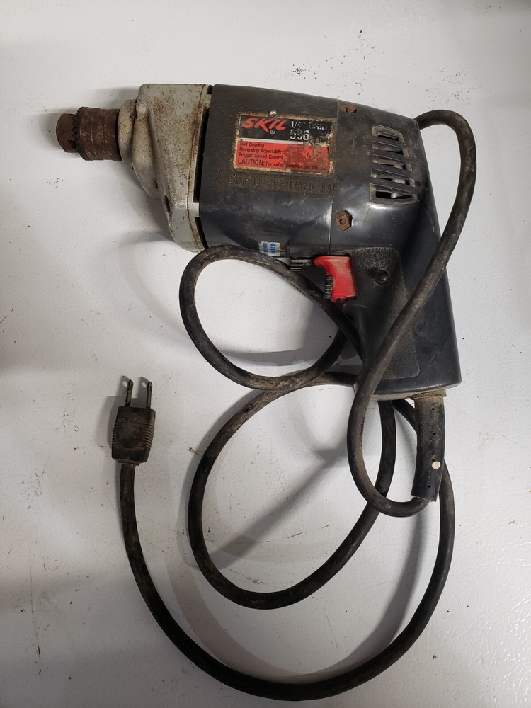 Older Skil 1/4" 596 Corded Drill