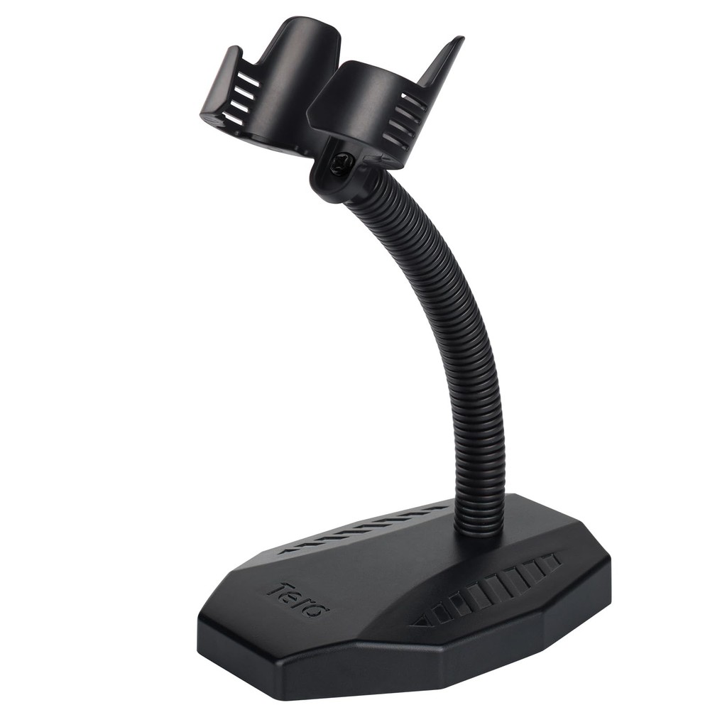 Universal Barcode Scanner Stand: Wall Mountable with Compartment, Bar-Code Re...
