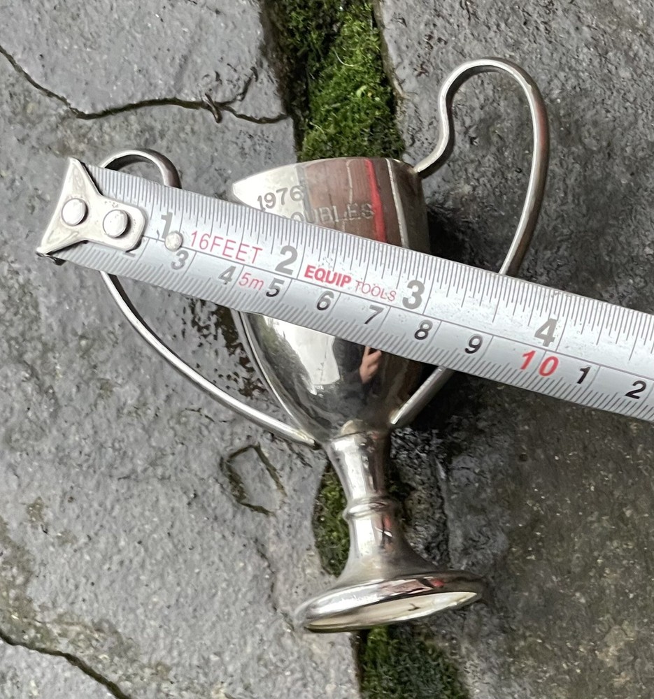 Antique Silver Plated Award Trophy