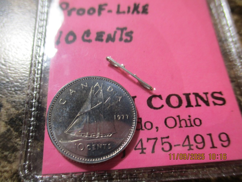 1977 CANADA PL DIME ALL