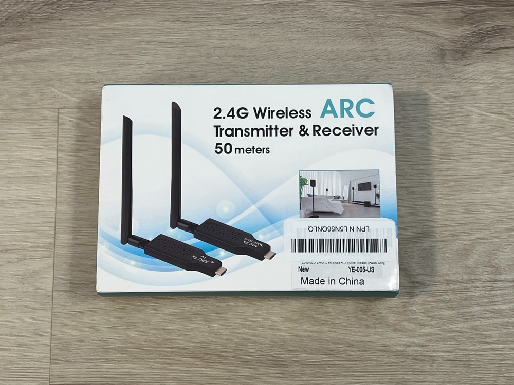 2.4G Wireless ARC Transmitter & Receiver 50 meters